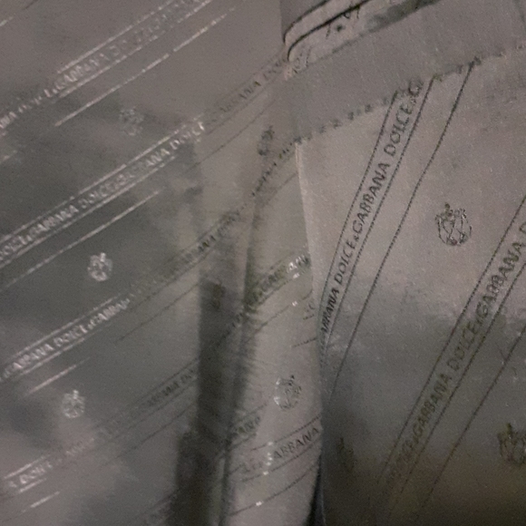 1450cad Italian D&G Dolce&Gabbana 70%wool 30%Silk Men black suit blazer 48 Lined - Picture 6 of 8